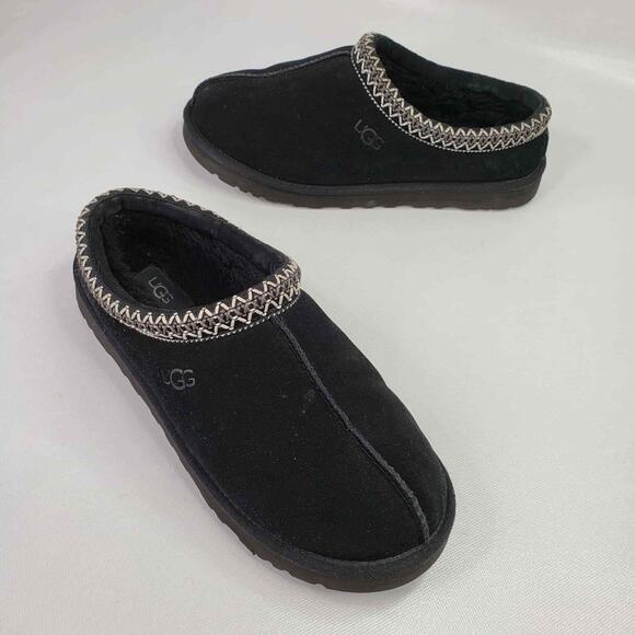 UGG Australia Tasman Slipper Women's Shoes Size 10 US Black Suede Slip On - Picture 1 of 8